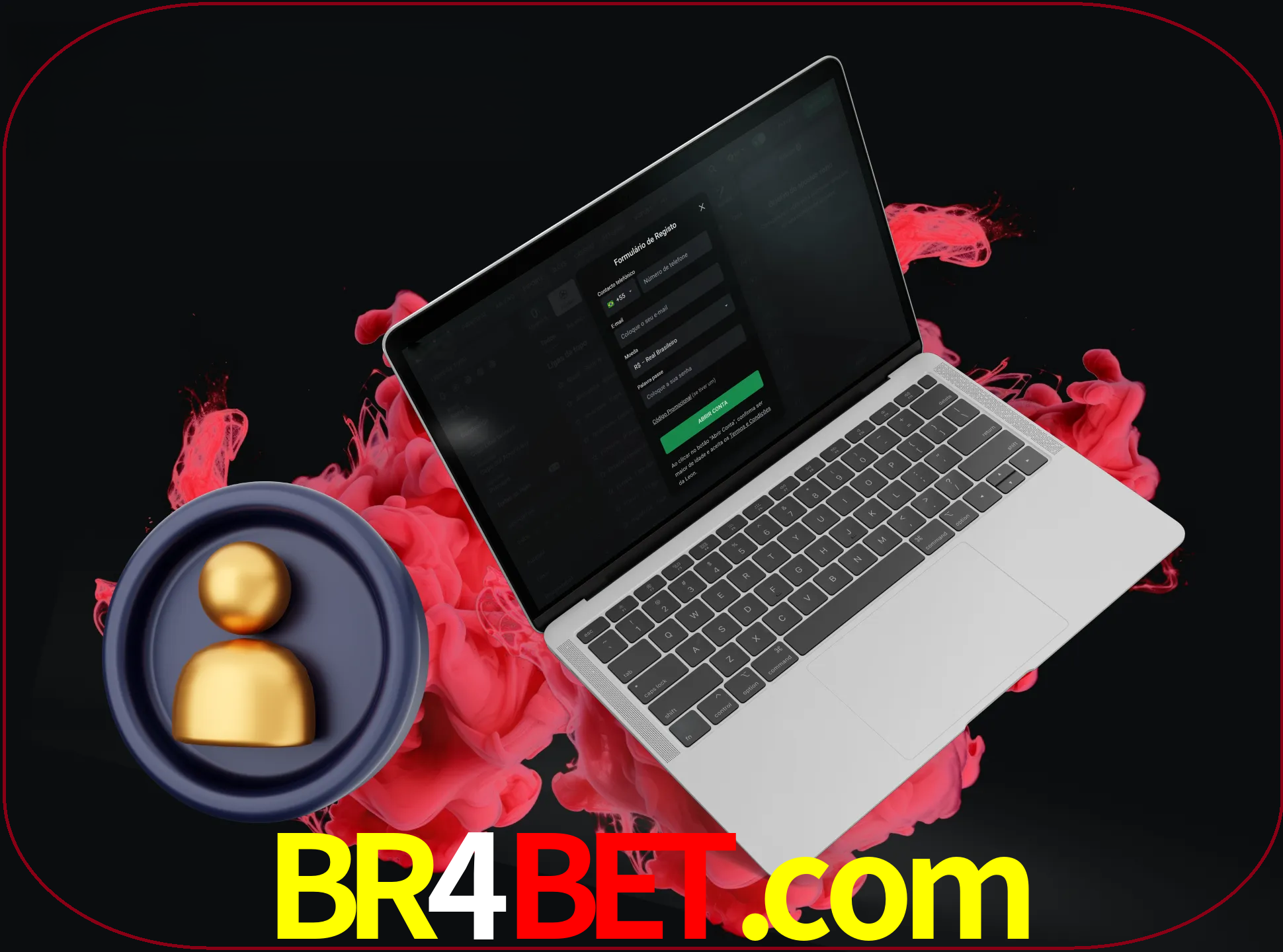 No cabeçalho do site br4bet, clique no botão que o levará a um formulário especial onde terá de introduzir as suas informações actuais.