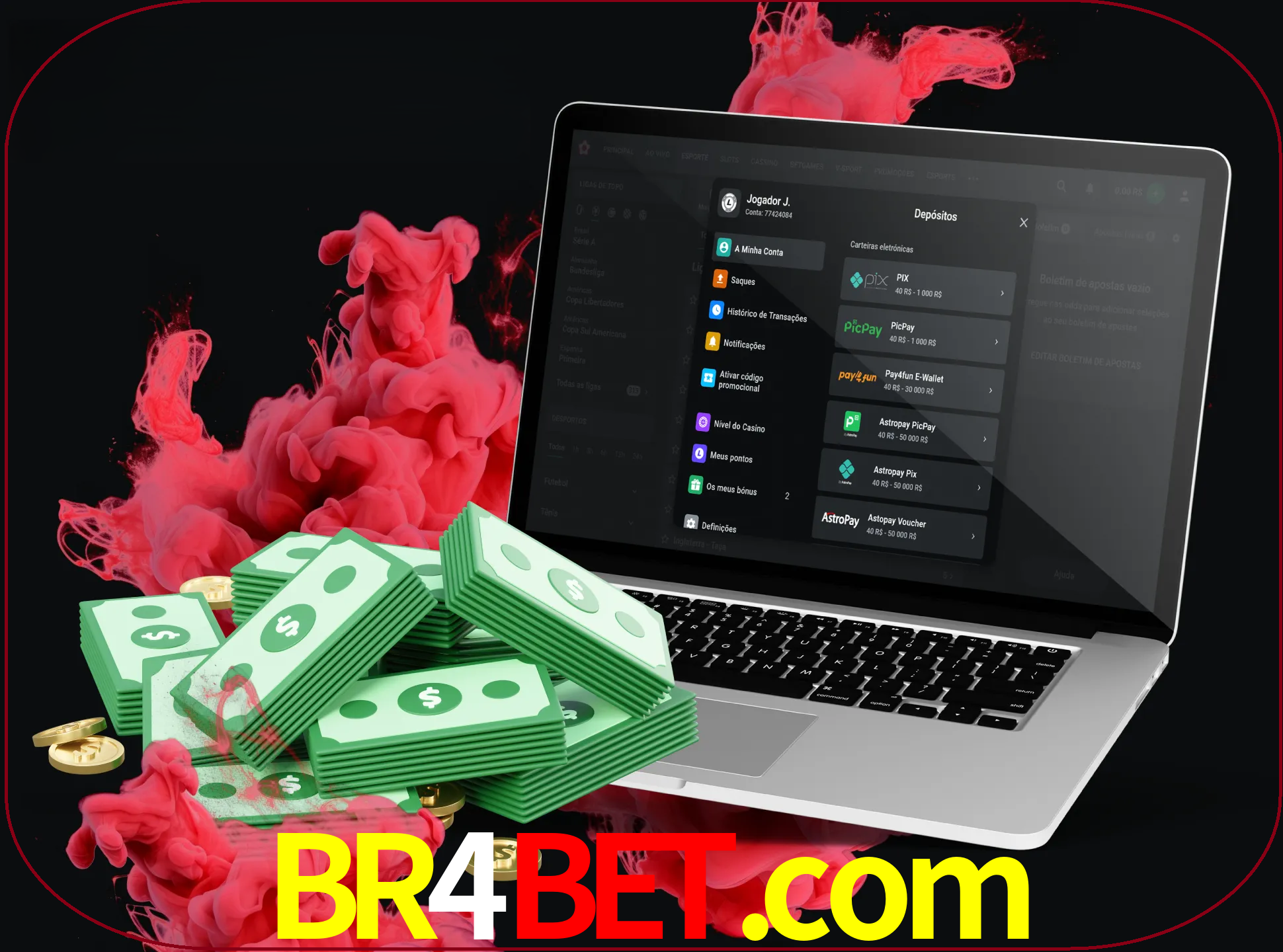 Para efetuar um depósito na sua conta br4bet, basta escolher o método de depósito e especificar o montante.
