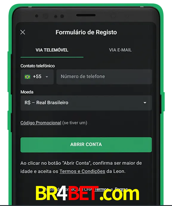 Cadastre-se em LeonBet seguindo passos simples.